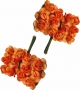 144-pz-lotto-arancione-colore-mulberry-fiore-di-carta-bouquet-filo-gambo-scrapbooking-artificiali-fiori-di