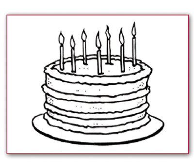 Timbro Anni Numeri Compleanno  Timbri Embossing Cake Design